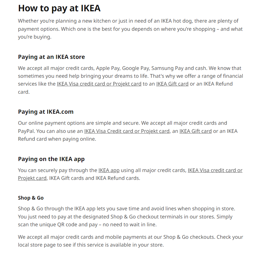 Is Google Pay a payment option at IKEA? HiHomePicks